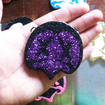 Mini-Penguin Chain (Black/Purple)