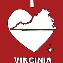 Virginia love, 5x7 print