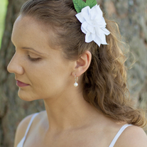 Silk Magnolia in Pearl White - Thumbnail 1