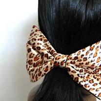 Big Glam Bow - Cheetah Girl