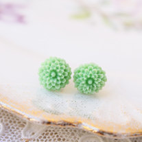 Tiny Dahlia Studs - 5 Color Choices