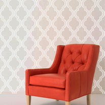 Morocco Wall Damask Old world Allover Designer Pattern Stencil better than wallpaper or vinyl decals Home Decor Size 22" x 30"