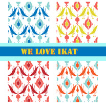 DIY Ikat Pillow Geometric Old world Allover Designer Pattern Stencil Home Decor