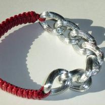 Saffron in Silver Swirl