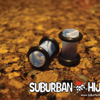 Light Blue UV Marble Plug