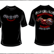 AA black t-shirt bike