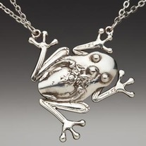 Tree Frog Spoon Necklace