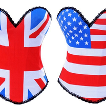 American Patriotic Flag Corsets