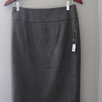 Merona Grey Pencil Skirt NWT