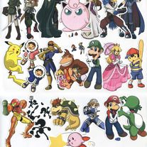 Stickers - Super Smash Bros. BRAWL Character Stickers (Fanart)