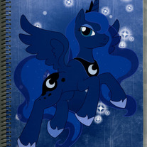 Notebook L - My Little Pony FiM: Princess Luna (Fanart)