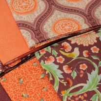 Fat Quarter Bundle-Birds and Berries Purple