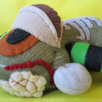 Ruddy Wen Handmade Zombie Sock Monkey