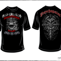 AA black t-shirt skull gargouille 2012