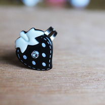 Black Strawberry Ring