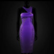"Versace" H&M purple dress stunning  SOLD OUT iconic
