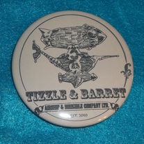 Shadowbinders Tizzle and Barret Airship 3" Pin
