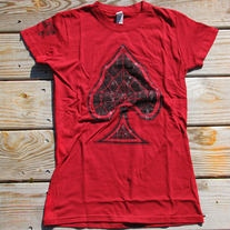 Spider Webs T-Shirt - Womens - Red