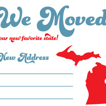We Moved Postcards - New State