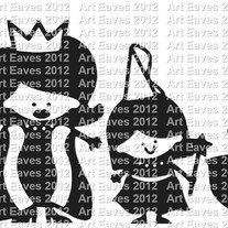 Fairy Tale Family Vinyl Car Decal
