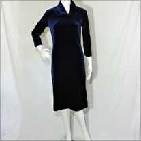 Tommy Hilfiger Long Sleeve Velvet Dress