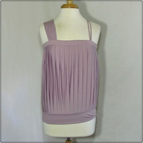 Purple Pleated Shirt
