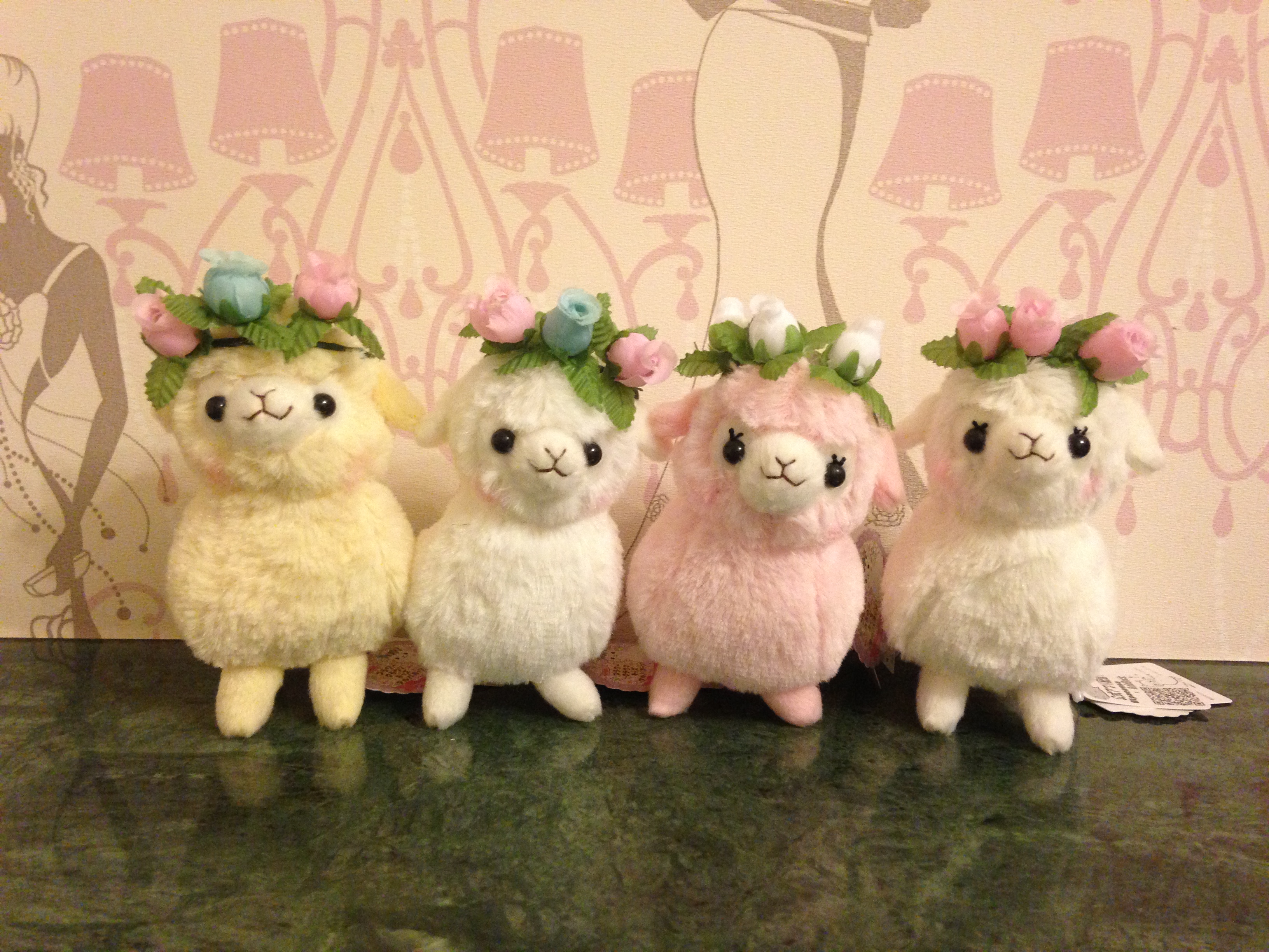 flower flower crown kaomoji chain ball crown series 12cm) Alpacasso