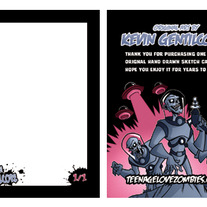 Kevin Gentilcore Custom Original Art Sketch Card