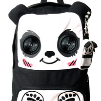 ♥ *KAWAII WUV U! PANDA BEAR SPAKER EYES BACKPACK  ♥