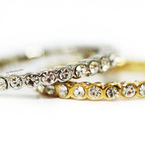Crystal Ring - Silver - Thumbnail 1