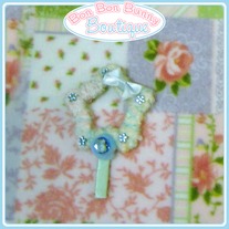 Blue Rhinestone Star Lollipop