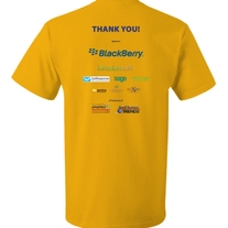 SMBInfluencer Gold T-Shirt (Sponsors on Back)