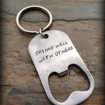 Bottle opener keychains