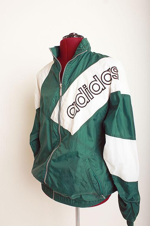 green adidas windbreaker