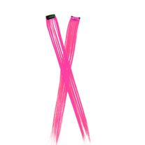 ♥ SCENE,EMO NEON - PINK CLIP-IN HAIR EXTENSIONS ♥