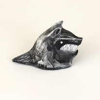 little wolf beast sculpture