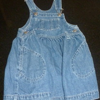 Jean Overall Dress-Baby Gap Size 18-24 Months