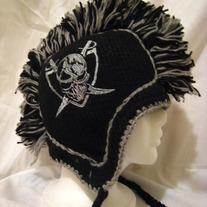 Oakland Raiders Mohawk Hat 