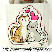 Kitties mini marker piece