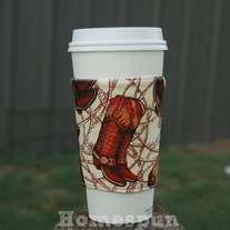 Coffee Cozy - Cowboy Boots