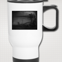 "RELUCTANT GOD" Travel Mug