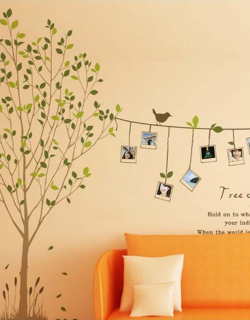 Removable Vinyl Family Photo Tree Wall Decal Wall Art Wall Sticker Tree of life (M) by