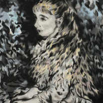 Irène Cahen d'Anvers, after Renoir (blue variant)
