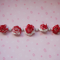 We are painting the roses red bracelet