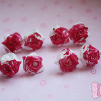 We are painting the roses red earrings