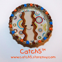 Food  Bottle Cap Magnets
