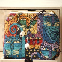 Zip Wallet - Tapestry Cats - Mother's Day Special - Was $23 Now $18