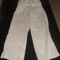 Lightweight Khaki Dress Pants with Faint White Pinstripe-Gap Kids 8 Regular