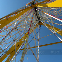 Ferris Wheel Geometry, 5x7 Print