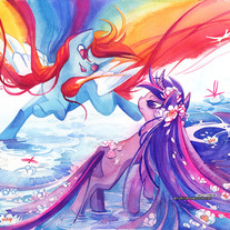 Mlp_morning_and_evening_ponies_by_blix_it-d59t1f0_medium